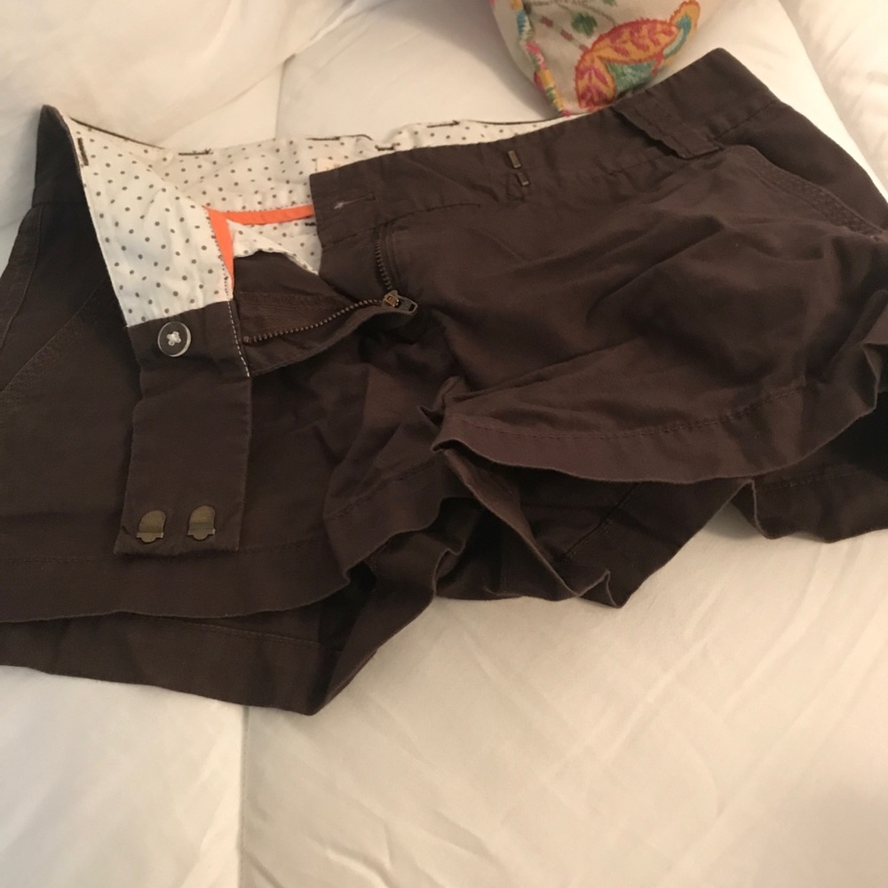 Jcrew Brown chino shorts size 4